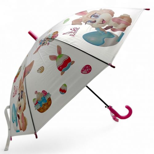 Парасолька зі свистком: висота - 66 см, діаметр - 82 см (Рожева)
