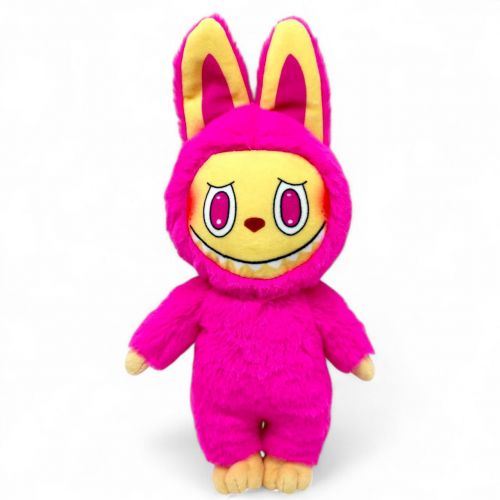 Іграшка мʼяка "Лабубу Малинова" 34 см