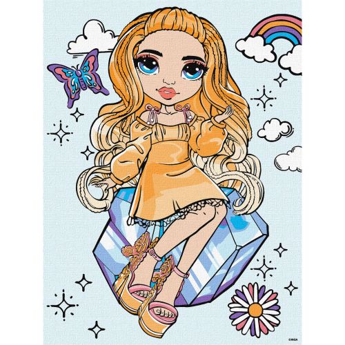 Картина по номерах "Rainbow High Poppy Rowan" 30х40 см