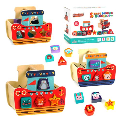 Логічна гра “Кораблик”, сортер, в коробці