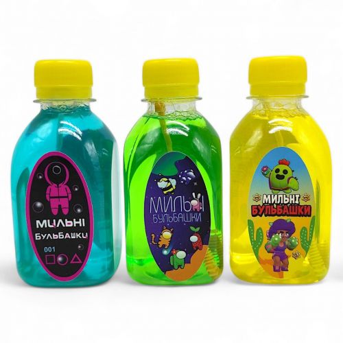 Мильні бульбашки "Мульті" (200 мл) мікс видів