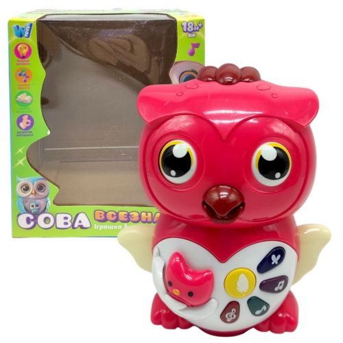 Музична сова "Всезнайко", укр (Малинова)