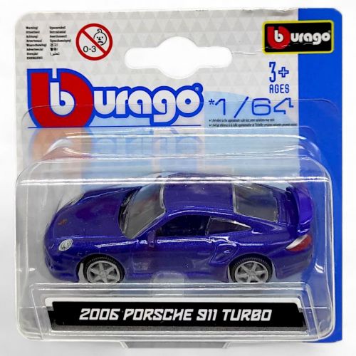 Машинка металева (колекційна) "Porsche 911 "Turbo", синій