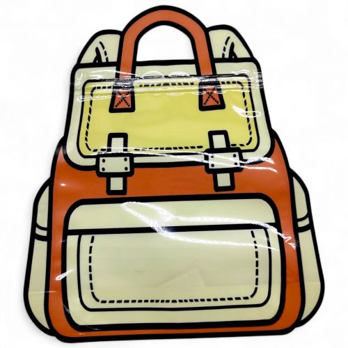 Зіп-пакет "Рюкзачок" з прозорими елементами; 27,5х23,5 см