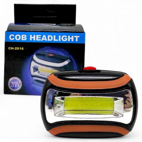 Ліхтарик світлодіодний налобний (3 батарейки AAA) розмір 7х6х5 см