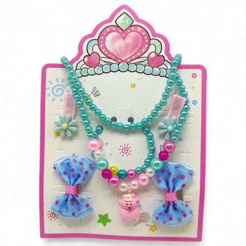 Дитячий набір біжутерії Капібара (блакитний)