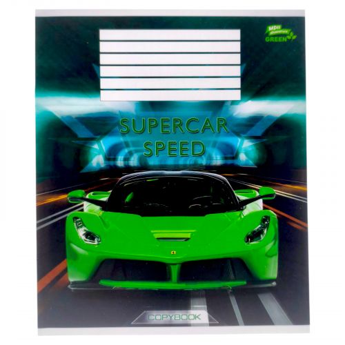 Зошит кольоровий 12 аркушів, клітинка. мікс видів