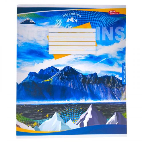 Зошит кольоровий 48 аркушів, клітинка (16 штук в упаковці)