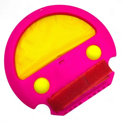 Пастка (кетчбол) з двома мʼячиками (РОЖЕВИЙ)