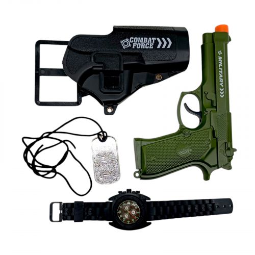 Військовий набір арт. CH555A-4 (288шт/2) зброя,годинник, короб. 17,5 * 3,8 * 12см