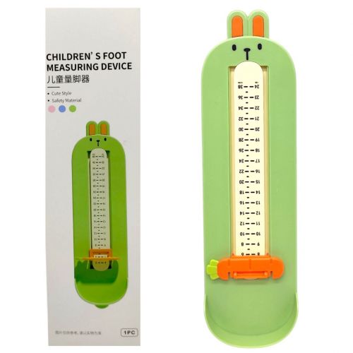 Стопомір дитячий Зайчик (ЗЕЛЕНИЙ)