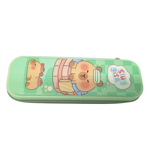 Пенал з утримувачем Капібара уп.PVC (ЗЕЛЕНИЙ)