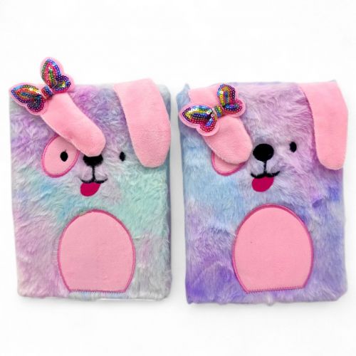 Блокнот 15х22 см, хутряна обкладинка, у лінійку, в пакеті (ВИД 2)