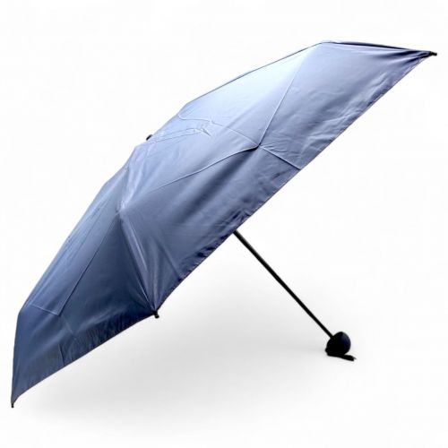 Парасолька механічна (висота - 53 см; діаметр купола - 82 см; довжина у складеному вигляді: 17 см) СІРА