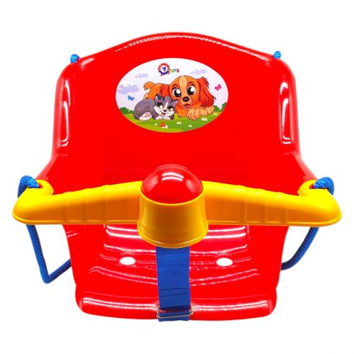 Гойдалка КОТИК ПЕСИК (ЧЕРВОНА)