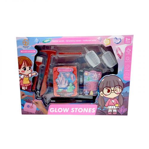 Розкопки "Кристали" інструменти, гіпсовий брикет, в коробці