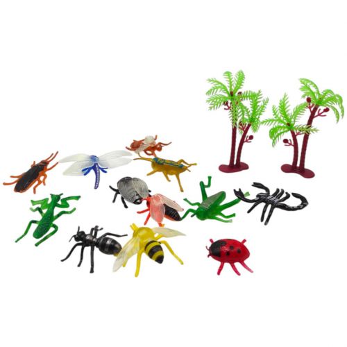 Комахи (12 фігурок у комплекті + 2 дерева)
