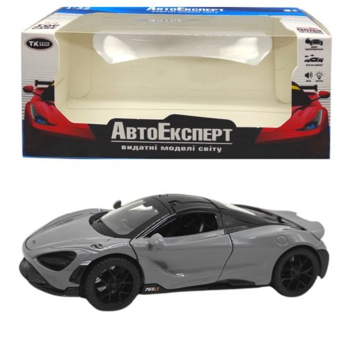 Машинка металева "Авто Експерт", 1:32, звук, світло, інерція (СІРИЙ)