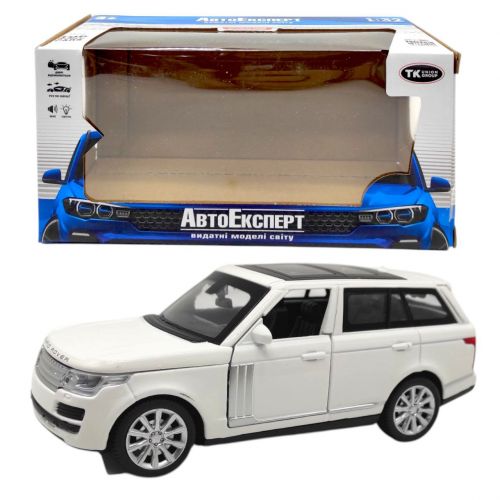 Машинка металева "Авто Експерт", 1:32, звук, світло, інерція (ЛАНД РОВЕР-БІЛИЙ)