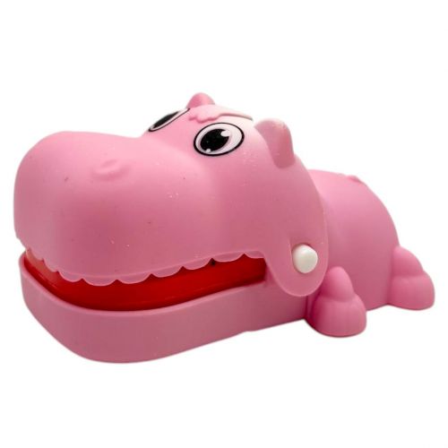 Зубастик  "Бегемот", механічний, в пакеті, (РОЖЕВИЙ)