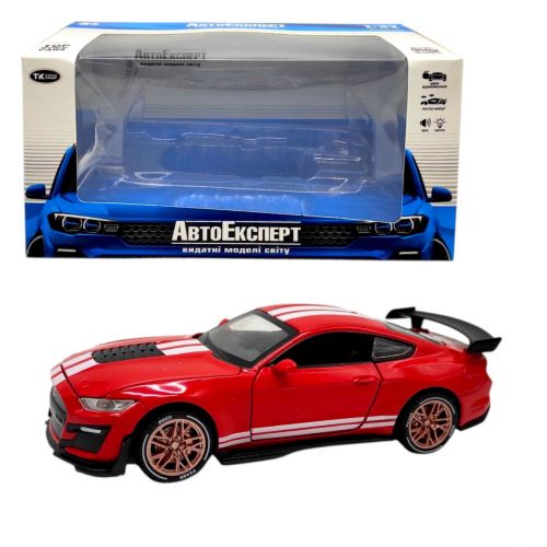 Машинка "Авто Експерт" металопластик, 1:32, звук, світло, інерція (ЧЕРВОНИЙ)