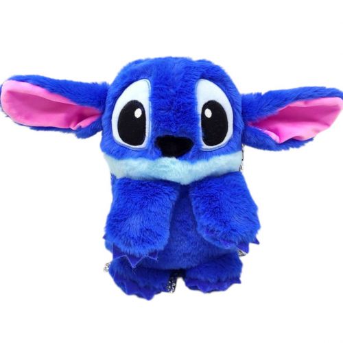 Мʼяка іграшка-рюкзак "Стіч" 29 см, синій