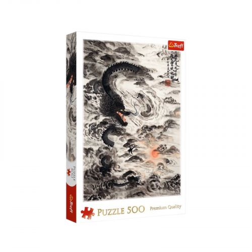 Пазли - (500 елм.) - "Дракон, Баузон" Легенда Китаю / Trefl