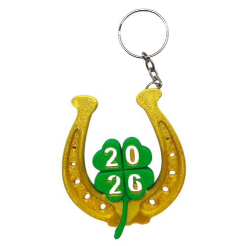 Брелок 3D друк "Підкова-2026"