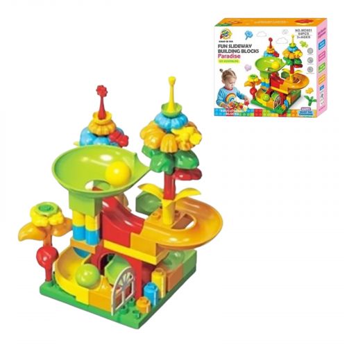 Конструктор трек з кульками 64дет.кор.25,5*9*23