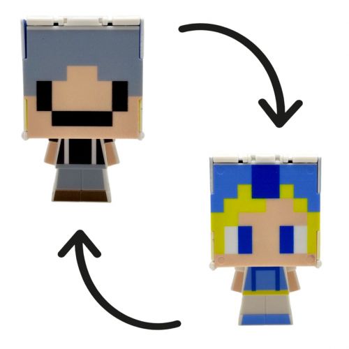 Герой-трансформер "Майнкрафт/MINECRAFT" (СІРИЙ) на планшеті