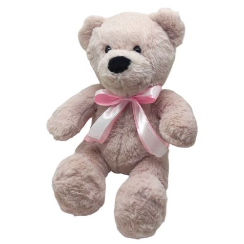 М'яка іграшка "Ведмедик Тедді ", 35 см  (СВІТЛО-СІРИЙ)