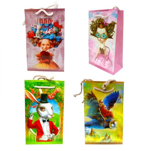 Пакет паперовий 11*18*5см мікс видів