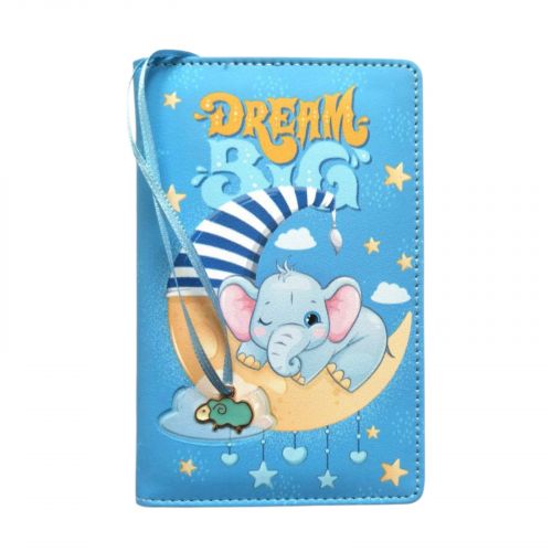 Блокнот,Кожзам,А6, 64аркуші (СЛОНЕННЯ НА МІСЯЦІ)