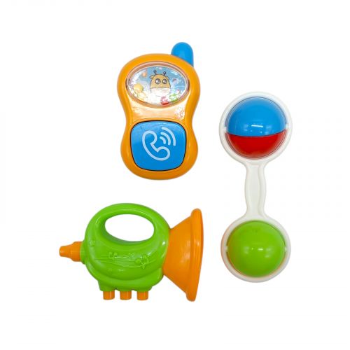 Набір брязкалець в кульку 3шт (р. упаковки 21*17см)