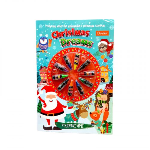 Набір для малювання  ВОСКОВИМИ ОЛІВЦЯМИ (CHRISTMAS DREAMS)
