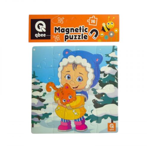 Пазли фомові магнітні - 16 елм "Сніжний Мяв"