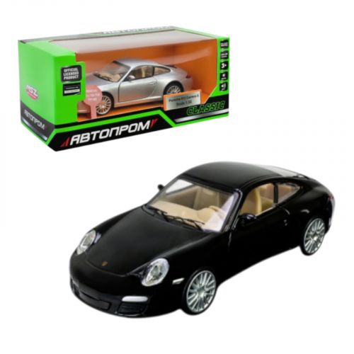 Машина мет. 1:32  Porsche 911 Carrera S, батар.,світло,звук,відкр.двері,кор. 18*9*8см