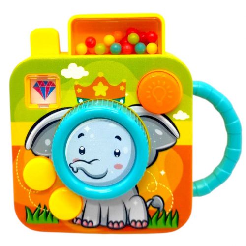 Брязкальце "Фотоапарат" (БІРЮЗОВЕ)