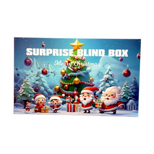 Адвент-календар 24 віконця, гумові фігурки, текстильні гномики, стоячі ялинки, в коробці