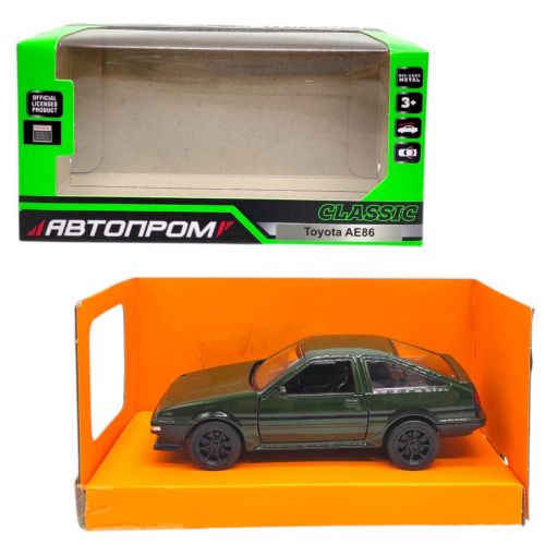 Машинка металева "АВТОПРОМ. Toyota AE86" (ЗЕЛЕНА)