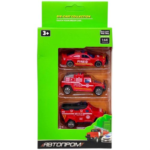 Набір машинок металевих "АВТОПРОМ" (ВИД 2)