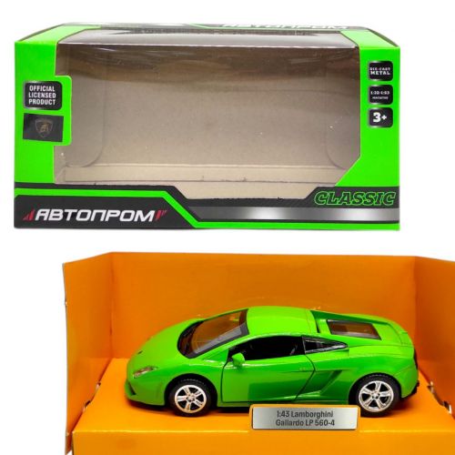 Машинка металева "АВТОПРОМ Lamborghini Gallardo" (ЗЕЛЕНА)