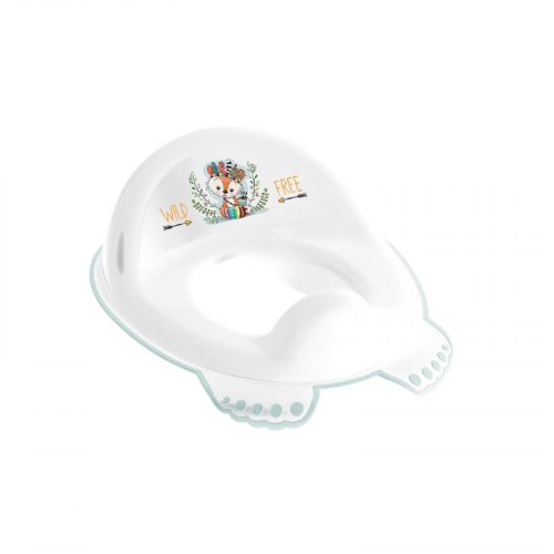 Туалетне сидіння протиковзке "Дикий захід: Лисичка" (біле)