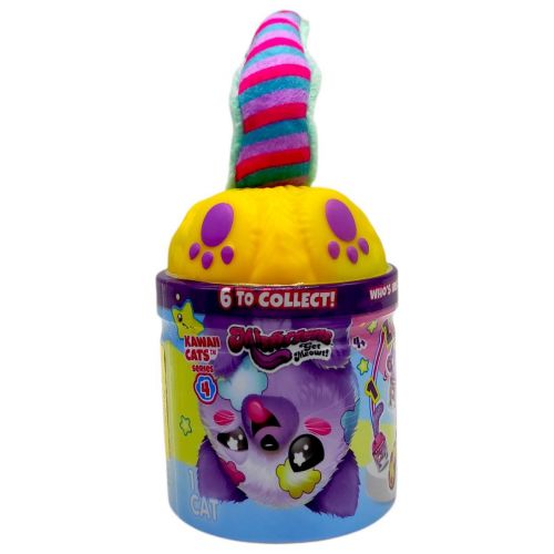 М’яка іграшка "Misfittens Mini W4. Котик у банці" (ЖОВТИЙ)