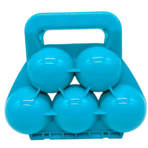 Сніжколіп  5 сніжок, у сітці (БІРЮЗОВИЙ)