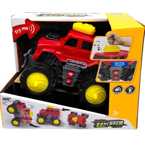 Джип на великих колесах (звук, світло, коробка 19,5*14,5*15 см)