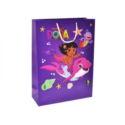 Пакет паперовий L "Дора мандрівниця" р.31x42x12 см