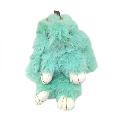 Хутряний брелок "Кролик",23 СМ (МʼЯТНИЙ)