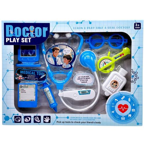 Набір лікаря в коробці (БЛАКИТНИЙ)