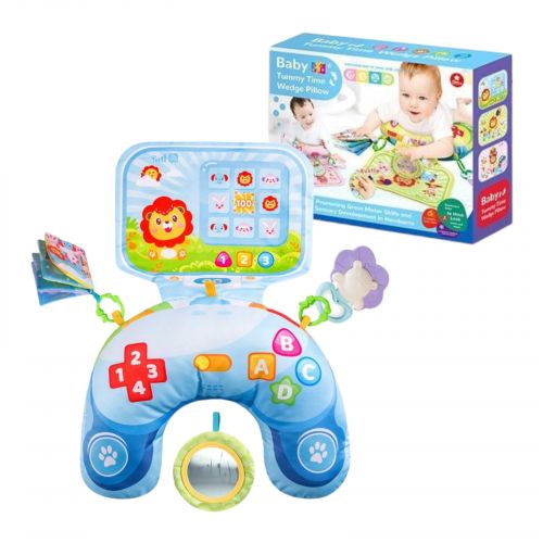 Дитяча подушка в коробці (блакитна)